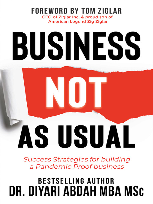 Title details for Business NOT as Usual by Dr. Diyari Abdah, MBA MSc - Available